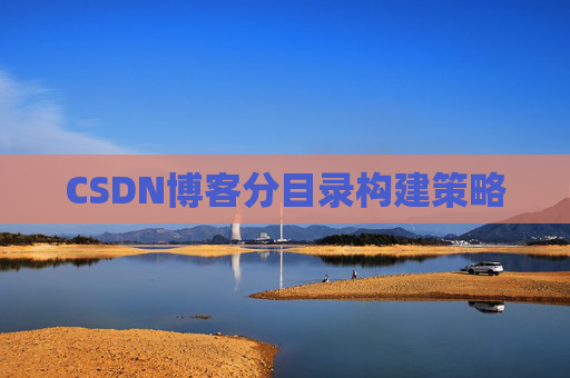 CSDN博客分目录构建策略